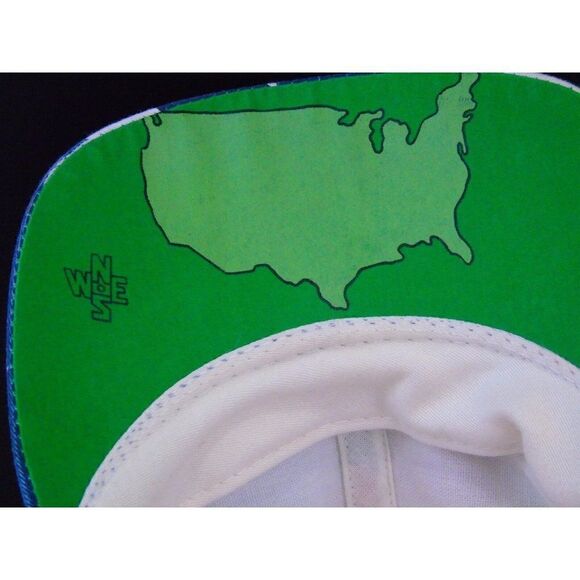 Patriotic USA Flag Baseball Hat Snapback Cap Undervisor US Map Global Caps - Picture 3 of 12